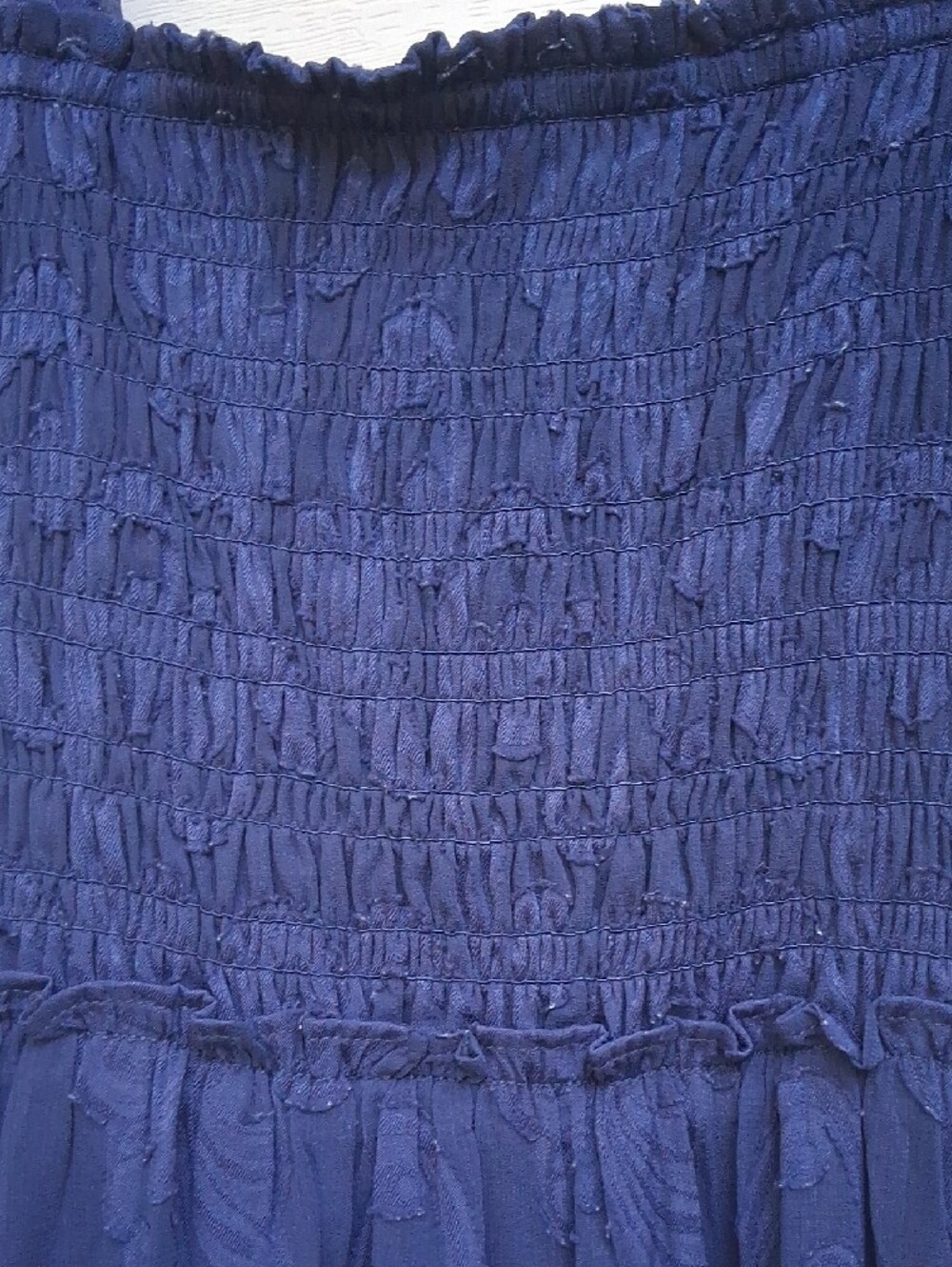 Lilly Pulitzer Navy-Black Smocked Strap Tiered Maxi Dress - Picture 4 of 16